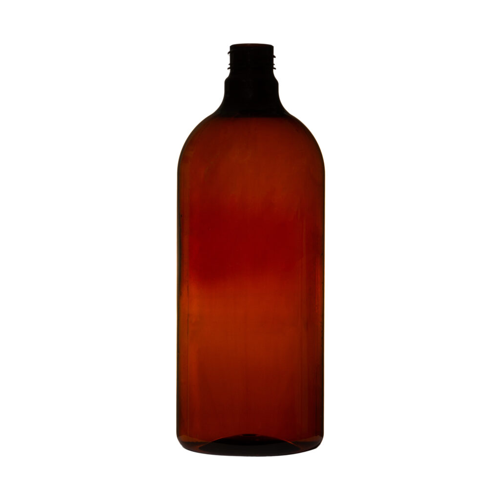 Butelka PET NK 41/2-1000 – 1000 ml, brązowa